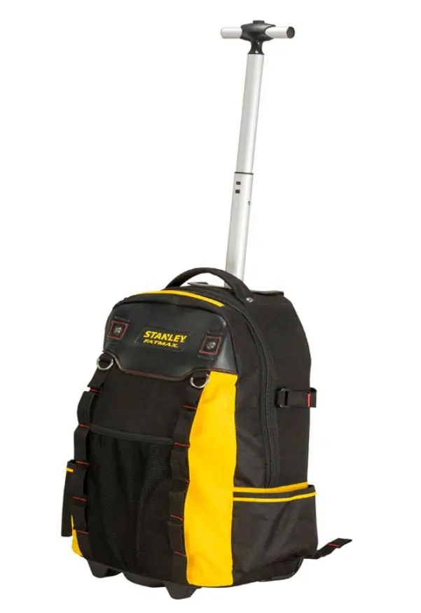 STANLEY - Sac à Dos Porte-Outils Avec Roulettes Et Poignée Télescopique 1 STANLEY - Sac à Dos Porte-Outils Avec Roulettes Et Poignée Télescopique