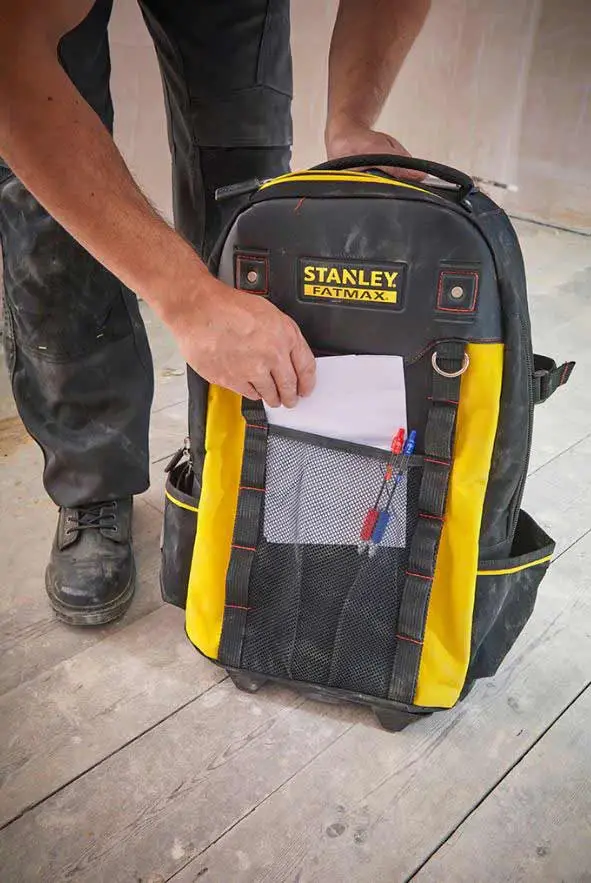STANLEY - Sac à Dos Porte-Outils Avec Roulettes Et Poignée Télescopique 13 STANLEY - Sac à Dos Porte-Outils Avec Roulettes Et Poignée Télescopique – Image 13