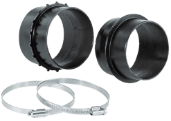 SCHEPPACH - Raccord Pour 2 Tuyaux + Collier De Serrage Pour Tuyau De Ø 100mm