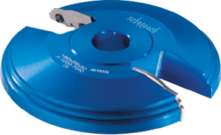 Scheppach Plate-bande à Plaquettes Carbure Interchangeables