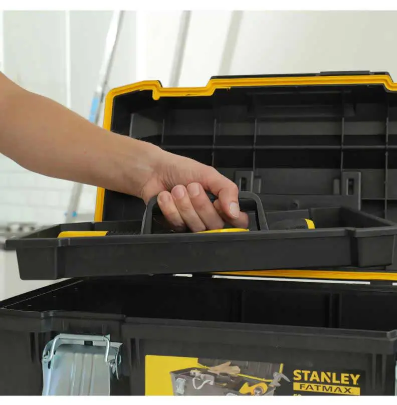 STANLEY - Boîte à Outils Etanche Fatmax - 710 X 285 X 308 Mm - Capacité Max. 45 Litres 6 STANLEY - Boîte à Outils Etanche Fatmax - 710 X 285 X 308 Mm - Capacité Max. 45 Litres – Image 6