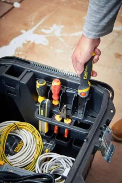 STANLEY - Coffre De Chantier Pro Etanche Fatmax - Dimensions 910 X 516 X 431 Mm -Outillage Soldes Boutique Coffre de Chantier Pro Etanche Stanley grandes dimension