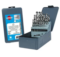 LEMAN - Coffret 25 Forets HSS Métal