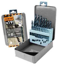 LEMAN - Coffret De 19 Forets Métal HSS