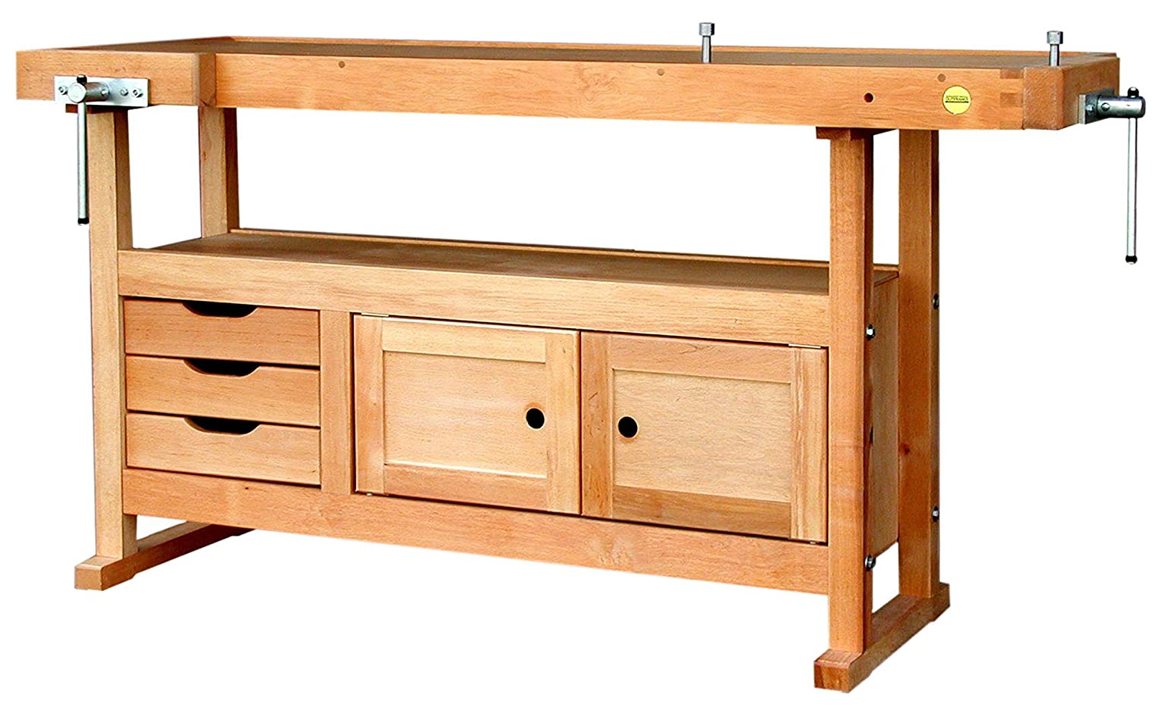 OUTIFRANCE - 0013153 Etabli Bois D'atelier à Caisson 1500x500mm - 2 Portes / 3 Tiroirs 1 OUTIFRANCE - 0013153 Etabli Bois D'atelier à Caisson 1500x500mm - 2 Portes / 3 Tiroirs