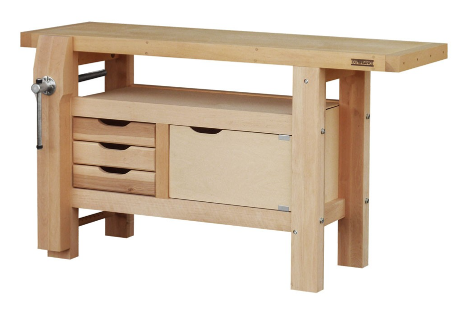 OUTIFRANCE - 0017152 Etabli Menuisier Professionnel à Caisson 1500mm - 1 Porte / 3 Tiroirs 1 OUTIFRANCE - 0017152 Etabli Menuisier Professionnel à Caisson 1500mm - 1 Porte / 3 Tiroirs