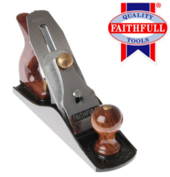 FAITHFULL - Grand Rabot à Main Professionnel En Fonte N°4, 250 X 60 Mm Largeur Fer : 50 Mm