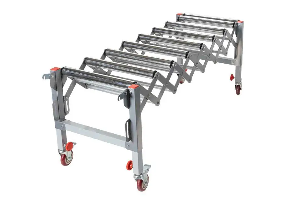 HOLZMANN - RB9A - Convoyeur à Rouleaux Extensible 500 à 1400 Mm - Largeur 500 Mm - Charge 130 Kg 2 HOLZMANN - RB9A - Convoyeur à Rouleaux Extensible 500 à 1400 Mm - Largeur 500 Mm - Charge 130 Kg – Image 2