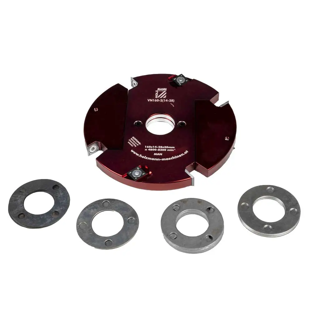 HOLZMANN - VN160-2 - Porte Outil à Tenonner Extensible Ø 160 Mm / 14 - 28 Mm 1 HOLZMANN - VN160-2 - Porte Outil à Tenonner Extensible Ø 160 Mm / 14 - 28 Mm