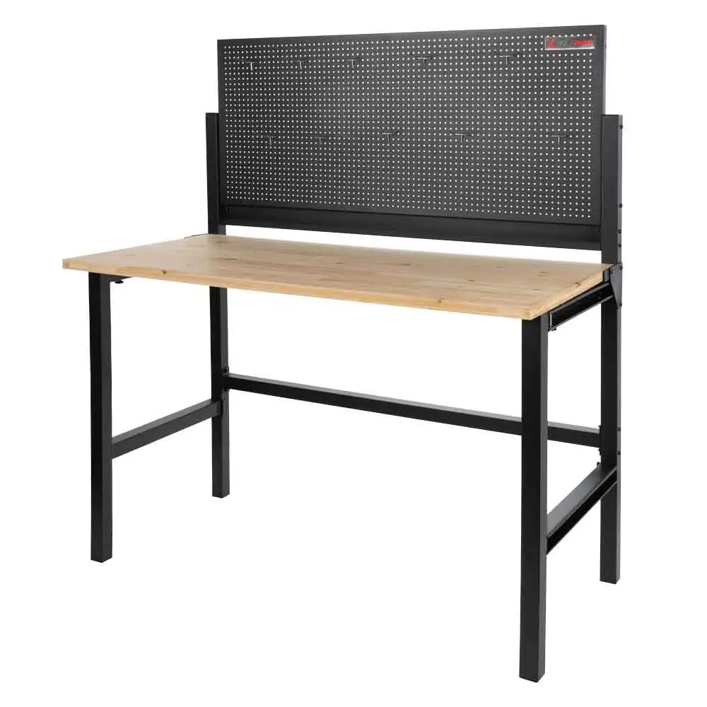 HOLZMANN - WB142FOLD Etabli Métallique De Travail Pliable Avec Plateau En Bois Sapin 1197 X 600 Mm 1 HOLZMANN - WB142FOLD Etabli Métallique De Travail Pliable Avec Plateau En Bois Sapin 1197 X 600 Mm
