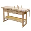 HOLZMANN - WB162L - Établi Bois Massif - 1640 Mm - 4 Tiroirs - Charge 150 Kg