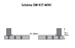 HOLZPROFI - DW-KIT-MINI Coffret Mandrin 4 Mors ø 70 Mm + Bague 1" X 8 TPI à M33 X 3,5 Mm -Outillage Soldes Boutique HOLZPROFI Coffret mandrin o70mm DW KIT MINI 3