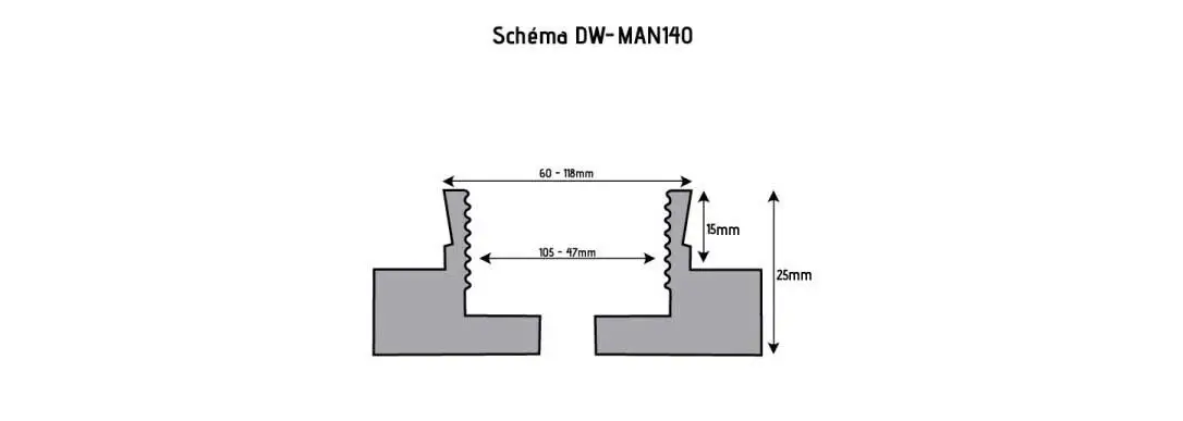 HOLZPROFI - DW-MAN140 - Mandrin 4 Mors Ø 140 Mm Avec Queue De Cochon 2 HOLZPROFI - DW-MAN140 - Mandrin 4 Mors Ø 140 Mm Avec Queue De Cochon – Image 2