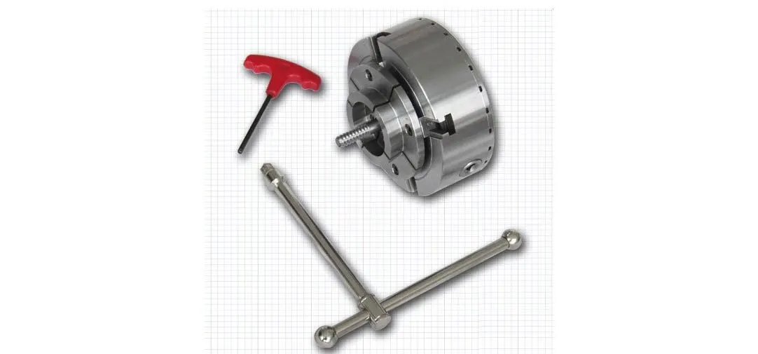 HOLZPROFI - DW-MAN140 - Mandrin 4 Mors Ø 140 Mm Avec Queue De Cochon 1 HOLZPROFI - DW-MAN140 - Mandrin 4 Mors Ø 140 Mm Avec Queue De Cochon