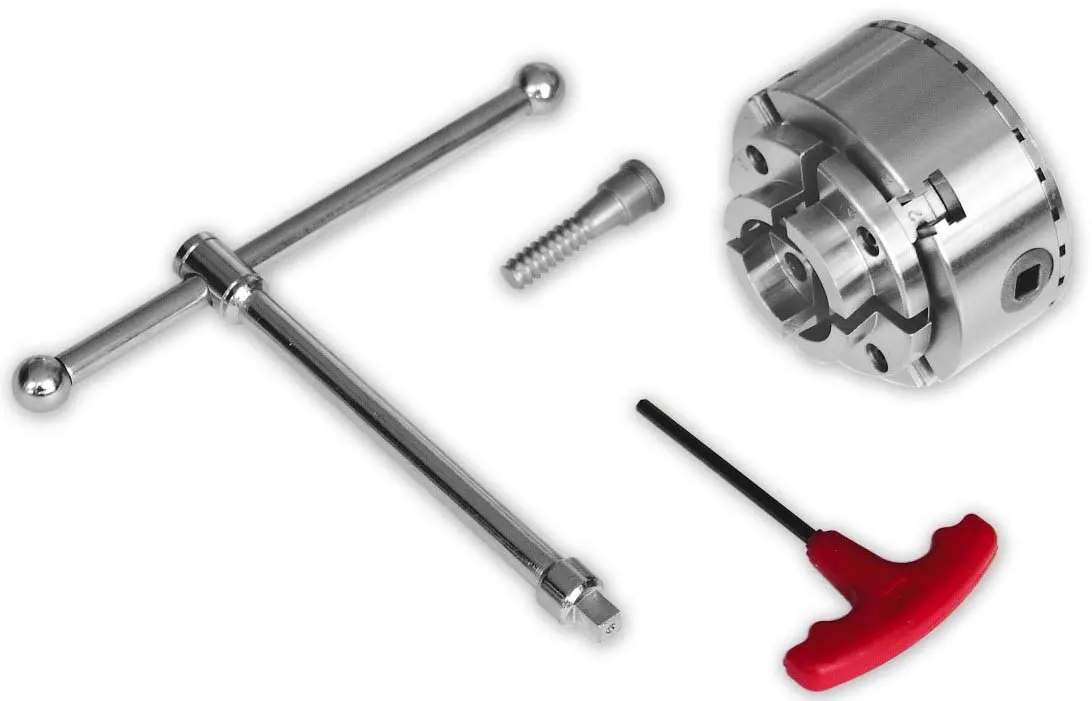 HOLZPROFI - DW-MAN96 - Mandrin 4 Mors Ø96 Mm Avec Queue De Cochon 1 HOLZPROFI - DW-MAN96 - Mandrin 4 Mors Ø96 Mm Avec Queue De Cochon