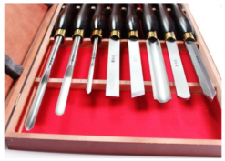 HOLZMANN - H8TLGN - Coffret De 8 Outils De Tournage Pro Acier HSS -Outillage Soldes Boutique Holzmann Coffret de 8 outils de tournage pro acier HSS H