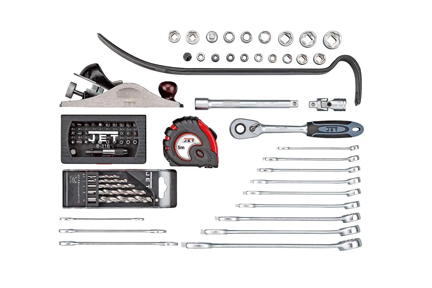 JET - Y-118WB - Coffret De 118 Outils Spéciaux Pour Le Bois-Menuiserie (Rabot, Clés, Mèches, Scie, équerre, Niveau, Pinces Etc.) 4 JET - Y-118WB - Coffret De 118 Outils Spéciaux Pour Le Bois-Menuiserie (Rabot, Clés, Mèches, Scie, équerre, Niveau, Pinces Etc.) – Image 4