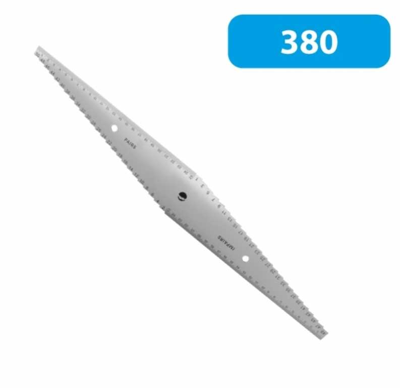 LEMAN - Réglet De Toupilleur 500 X 65 X 2 Mm Gradué Recto-verso 2 LEMAN - Réglet De Toupilleur 500 X 65 X 2 Mm Gradué Recto-verso – Image 2