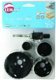 LEMAN - Lot De 4 Trépans HSS Bi-métal