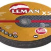 Leman - Lot De 5 Disques à Tronçonner Inox Dia 125mm