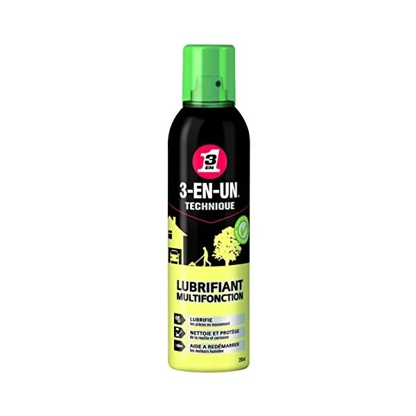 3 EN 1 3-EN-UN, Lubrifiant Multifonction (250 Ml) 1 3 EN 1 3-EN-UN, Lubrifiant Multifonction (250 Ml)
