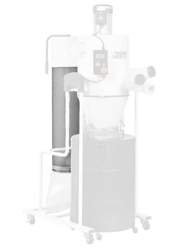 JET - JCDC3-63 - Cartouche Filtre Diamètre 370 Mm Pour Collecteur Cyclonique De Poussières JET JCDC 30 2 JET - JCDC3-63 - Cartouche Filtre Diamètre 370 Mm Pour Collecteur Cyclonique De Poussières JET JCDC 30 – Image 2