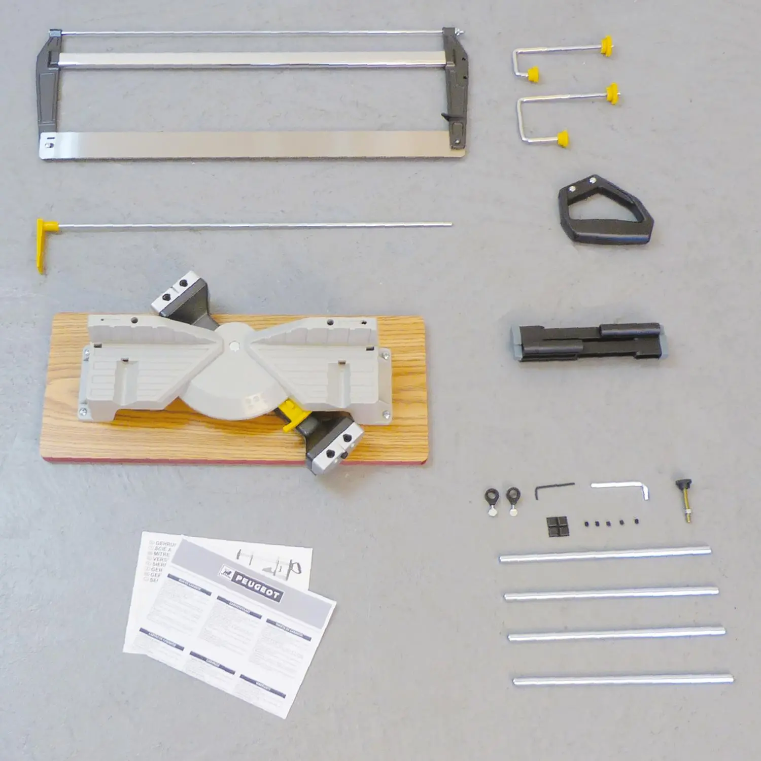 PEUGEOT -ENERGYSAW-600 Scie à Onglet Manuelle 3 Sec - 600mm Avec Embase Bois MDF Et Table ABS 6 PEUGEOT -ENERGYSAW-600 Scie à Onglet Manuelle 3 Sec - 600mm Avec Embase Bois MDF Et Table ABS – Image 6
