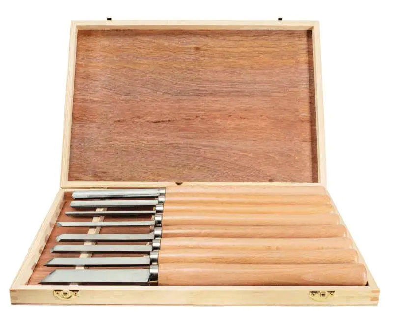 SCHEPPACH - Coffret 8 Outils De Tournage 300 Mm En Acier Rapide 2 SCHEPPACH - Coffret 8 Outils De Tournage 300 Mm En Acier Rapide – Image 2