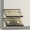 SCHEPPACH - Jeu De 2 Fers De Rechange Pour Broyeur Végétaux GS55