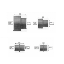 SCHEPPACH - Jeu De 4 Buses D'aspiration -Outillage Soldes Boutique SCHEPPACH Jeu de 4 buses d aspiration 75200703 3