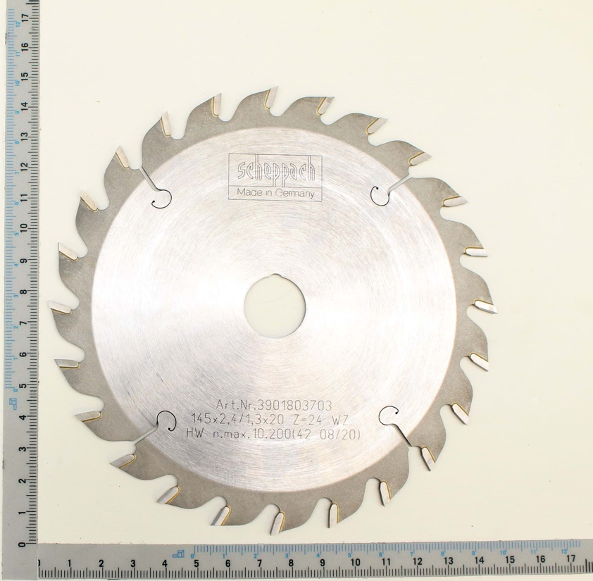 SCHEPPACH - Lame De Scie Circulaire Pour Scie Plongeante PL45 Et CS45- Ø 145 X Al. 20 X 24 Dents 2 SCHEPPACH - Lame De Scie Circulaire Pour Scie Plongeante PL45 Et CS45- Ø 145 X Al. 20 X 24 Dents – Image 2