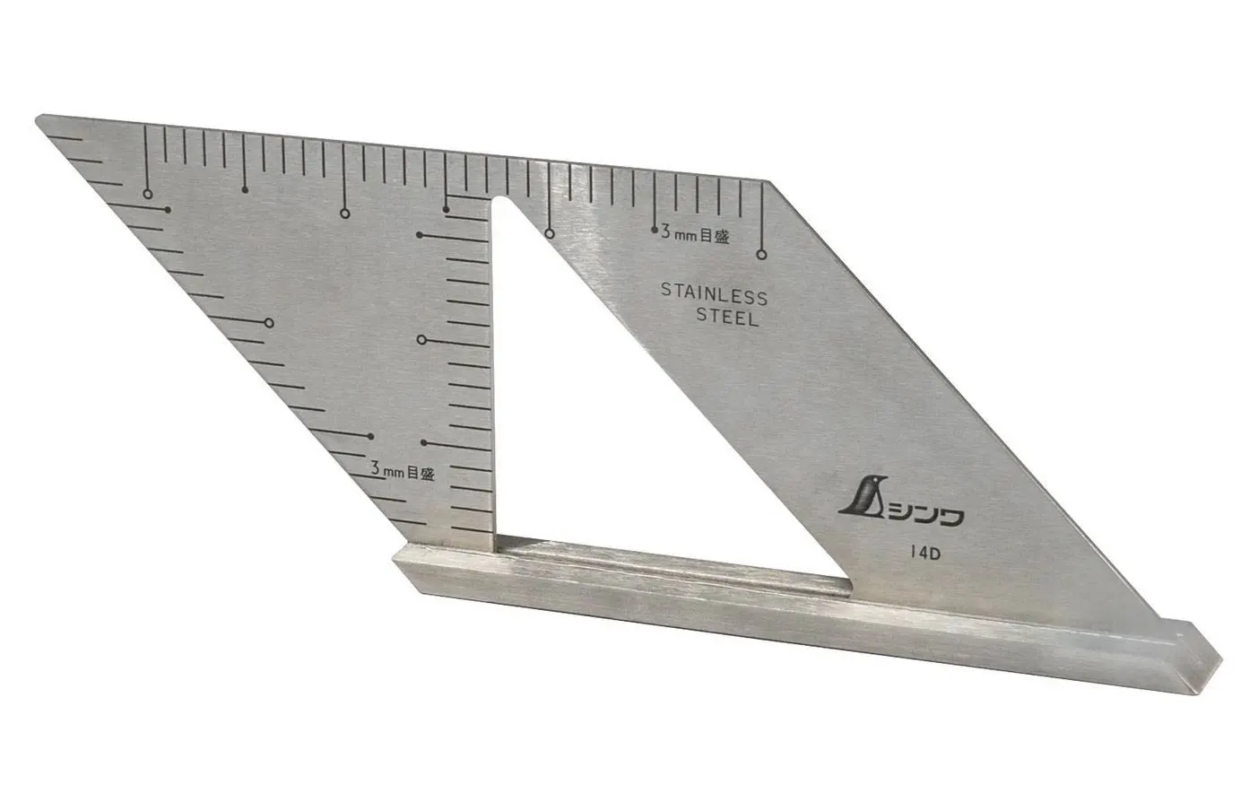 SHINWA - Equerre à Onglets Japonaise 45° Avec Butée - 115 X 150mm 1 SHINWA - Equerre à Onglets Japonaise 45° Avec Butée - 115 X 150mm