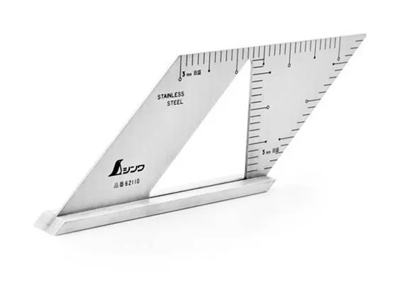 SHINWA - Equerre à Onglets Japonaise 45° Avec Butée - 115 X 150mm 2 SHINWA - Equerre à Onglets Japonaise 45° Avec Butée - 115 X 150mm – Image 2