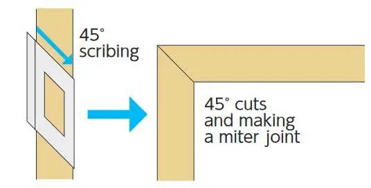 SHINWA - Equerre à Onglets Japonaise 45° Avec Butée - 115 X 150mm 3 SHINWA - Equerre à Onglets Japonaise 45° Avec Butée - 115 X 150mm – Image 3