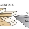 Forézienne MFLS ZAK - Avancement > à 15, Rainure De 6 Avec Couteaux 561010, 561060, 561012, 561062 Ref 561757
