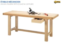 ETABLIS FRANCOIS ÉTABLIS FRANÇOIS - MCN Etabli Mécanicien De Qualité Professionnelle Avec Largeur Plateau 700 Mm Et 2 Tiroirs 9 ETABLIS FRANCOIS ÉTABLIS FRANÇOIS - MCN Etabli Mécanicien De Qualité Professionnelle Avec Largeur Plateau 700 Mm Et 2 Tiroirs -Outillage Soldes Boutique eTABLIS FRANcOIS MCN Etabli mecanicien de qualite profes 3