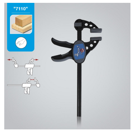 Leman - Presse Serrage Rapide Une Main Saillie 85 1 Leman - Presse Serrage Rapide Une Main Saillie 85