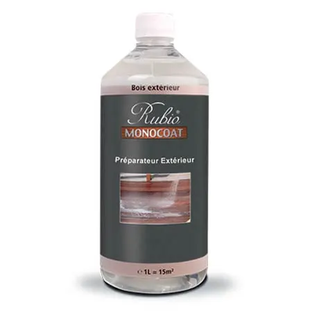 RUBIO MONOCOAT - Préparateur Extérieur - Dégriseur écologique (incolore) 1 RUBIO MONOCOAT - Préparateur Extérieur - Dégriseur écologique (incolore)